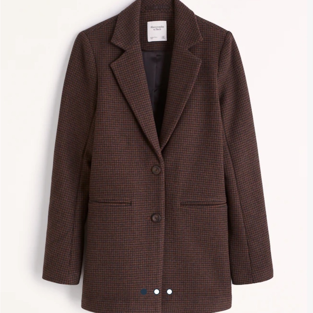 ABERCROMBIE WOOL BLEND BLAZER COAT